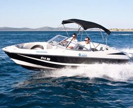 Sport Boot im Adriatische See